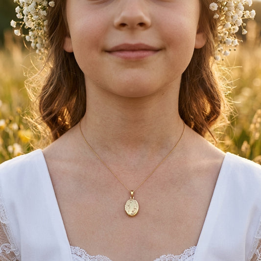 Oval-Medaillon Iris
