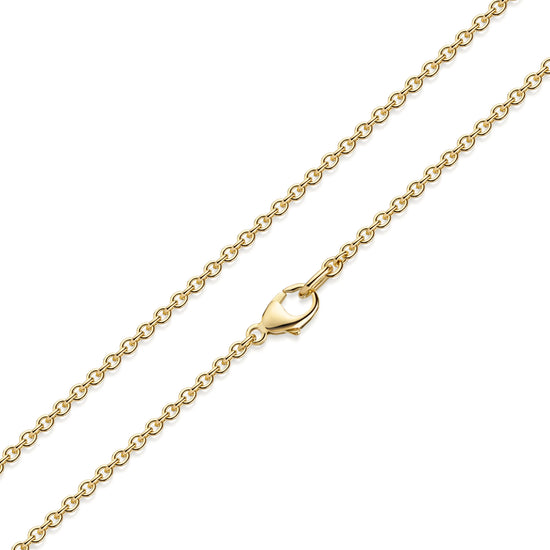 Goldenes Ankerarmband 2,7mm mit ovaler Ankerkette und poliertem Karabinerverschluss aus hochwertigem Echtgold