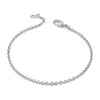 Silbernes Ankerarmband 2,7 mm mit feinen Kettengliedern und Karabinerverschluss aus der Aurevia Manufaktur
